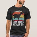 Buscar ella cabra camisetas Amante de los animales