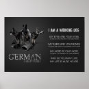 Buscar perro policía posters Gsd