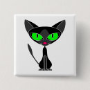 Buscar gato cuadrados pins Negro