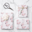 Buscar flamingo papel de regalo Rosa