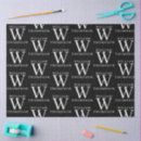 Buscar minimalista papel de seda Monograma