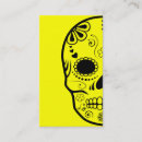 Buscar azúcar tarjetas de visita Calavera