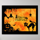Buscar árbol de halloween posters 9 º gata