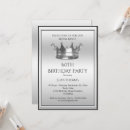 Buscar la corona del rey invitaciones Para él