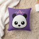 Buscar oso panda lindo cojines Animal