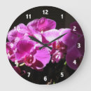 Buscar orquídea relojes de pared Fotografía