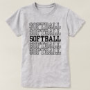 Buscar softball los mujer camisetas General y unisex