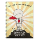 Buscar héroe cuadernos General y unisex