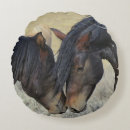 Buscar caballos salvajes cojines Caballo marrón