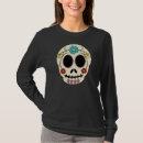 Buscar mexicanas de los calaveras mujer camisetas Gótico