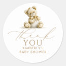 Buscar osito pegatinas Baby shower de niño