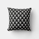 Buscar cráneo blanco y negro cojines General y unisex