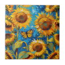 Buscar girasoles azulejos Amarillo