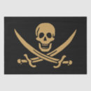 Buscar pirata papel de seda Calavera y huesos