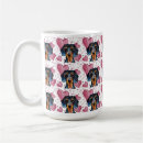 Buscar débil tazas Dachshund