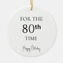 Buscar 80 o cumpleaños adornos Para todos