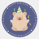Buscar chica o muchacho pegatinas Feliz cumpleaños