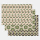 Buscar hexágono papel de regalo Vintage