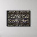 Buscar mandamientos lienzos Diez