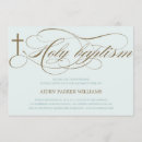 Buscar azul marrón invitaciones para bautizos Cruz