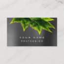 Buscar fern tarjetas de visita Verde
