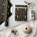 Buscar picante papel de regalo Pimientos