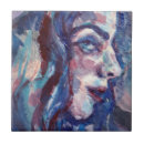 Buscar de acrílico azulejos Mujer