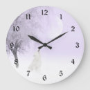 Buscar lobo blanco relojes de pared Invierno