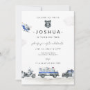 Buscar coche policía invitaciones Moderno