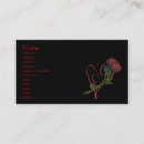 Buscar rosas rojas tarjetas de visita Clientes