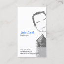 Buscar caricatura tarjetas de visita Retrato