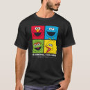 Buscar sesame street camisetas Monstruo de la galleta