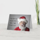 Buscar humor de santa tarjetas Travieso