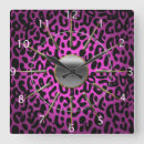 Buscar estampado leopardo relojes de pared Moda