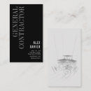 Buscar contratista general tarjetas de visita Profesional