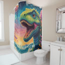 Buscar dinosaurio cortinas de baño Cualquier niño