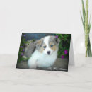 Buscar perro de perrito tarjetas Azul