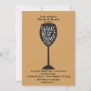 Buscar vidrio de vino invitaciones Elegante