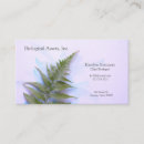 Buscar fern tarjetas de visita Helecho