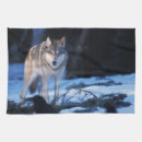 Buscar lobo gris paños de cocina Animal