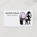 Buscar consultor belleza de tarjetas de visita Estilista