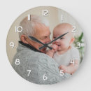 Buscar foto del bebé relojes de pared Familia