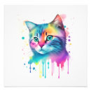 Buscar gatos coloridos posters 9 º gata