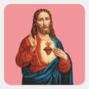 Buscar corazón sagrado de jesús pegatinas Religioso