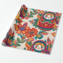 Buscar matryoshka papel de regalo Matrioshka
