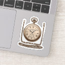 Buscar reloj de bolsillo pegatinas Vintage