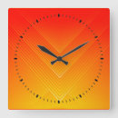 Buscar amarillo oscuro relojes de pared Moderno