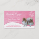 Buscar perro pomeranian tarjetas de visita Perritos