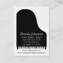 Buscar orquestas tarjetas de visita Piano