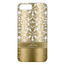 Buscar damasco dorado iphone fundas Elegante